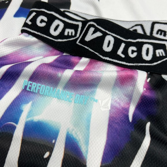 Volcom Performance Dry Base Layer Bottoms Tye Die Spellout Waistband Women's S/P - Picture 2 of 9